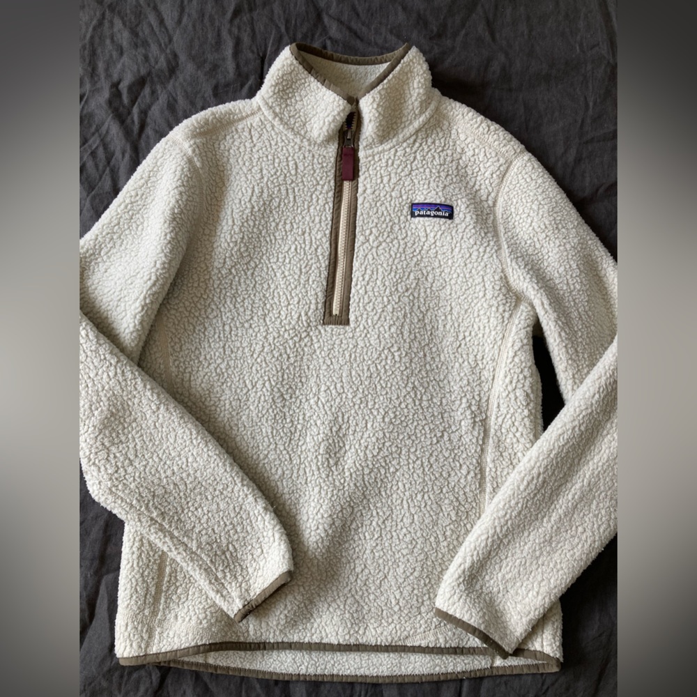 Patagonia Women's Retro Pile 1/4 Zip Sherpa Fleece Size M
